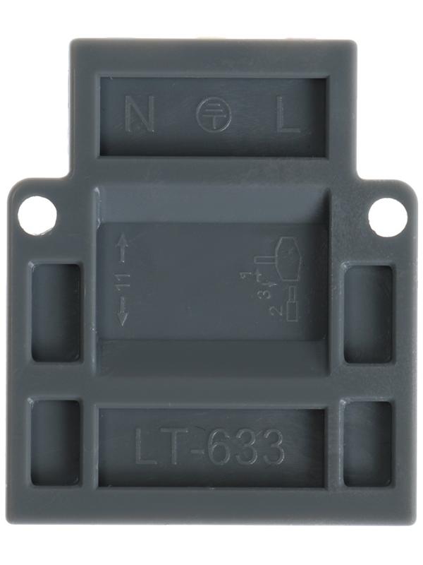 Клемма электрическая проходная, 32А, 0,08-4 мм2, фаза/ноль/земля, 2 ввод 3 вывод, наб. 10 шт   10105