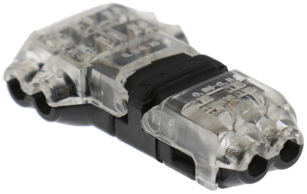 Коннектор Т-образный, прокалывающий тип, под два провода 0.5-0.75 мм2, черный, набор 5 шт