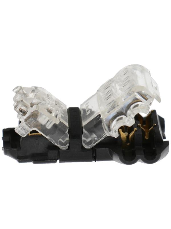 Коннектор Т-образный, прокалывающий тип, под два провода 0.5-0.75 мм2, черный, набор 5 шт