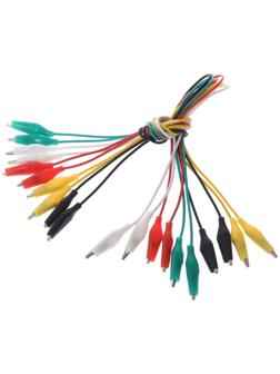 Провод-тестер с зажимом, 30 см, R8, набор 10 шт