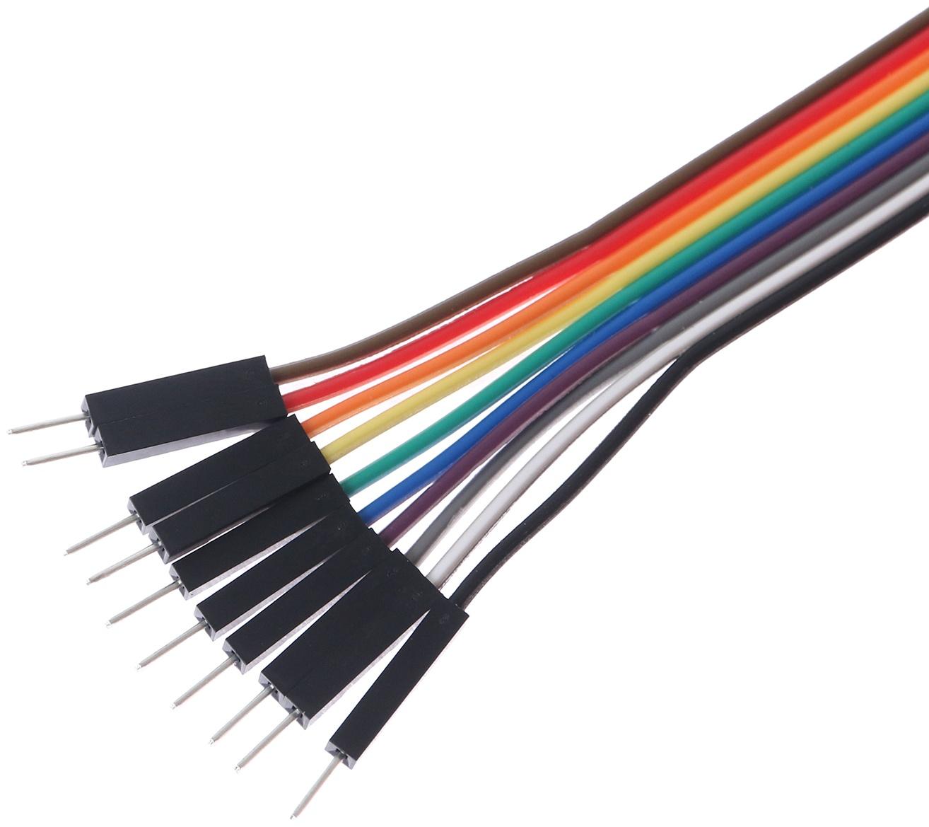 Провод-тестер с зажимом, 30 см, R9, набор 10 шт