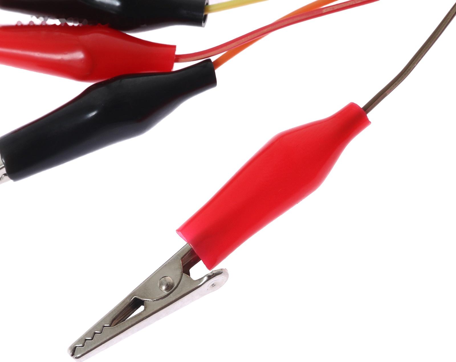 Провод-тестер с зажимом, 30 см, R9, набор 10 шт