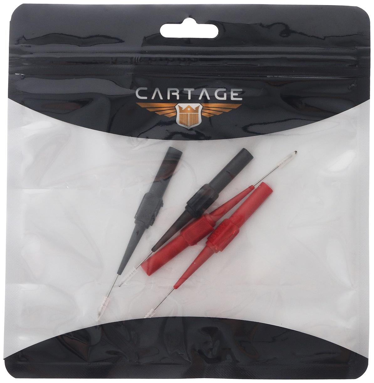 Щуп для диагностики автомобиля, 80×6 мм, 30 В, набор 4 шт