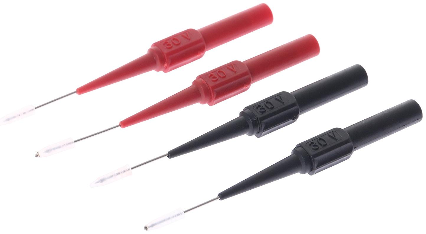 Щуп для диагностики автомобиля, 80×6 мм, 30 В, набор 4 шт
