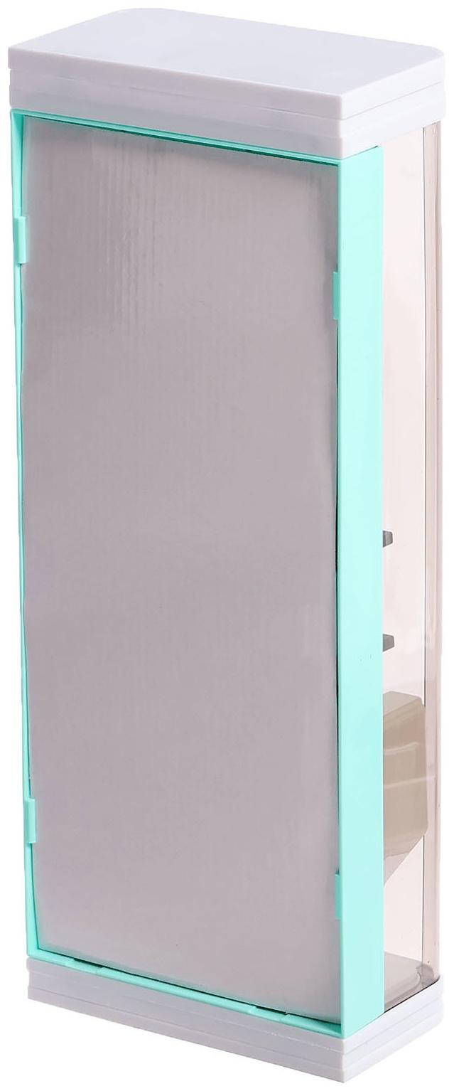 Набор мебели для кукол «Уборная», душ, унитаз, цвет зелёный