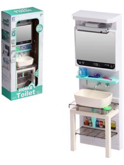 Набор мебели для кукол «Уборная», раковина, зеркало, аксессуары