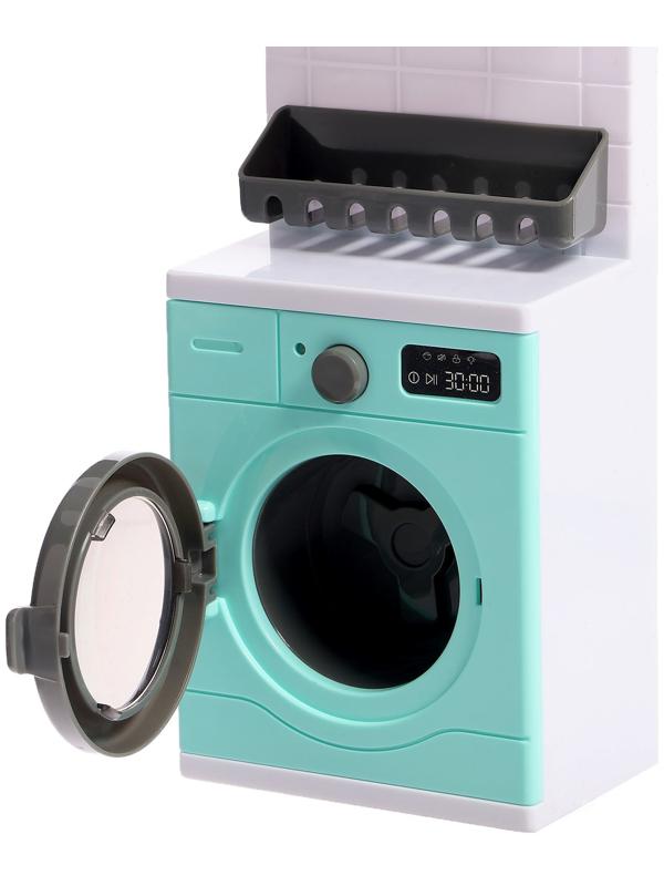 Набор мебели для кукол «Постирочная», стиральная машина, аксессуары МИКС