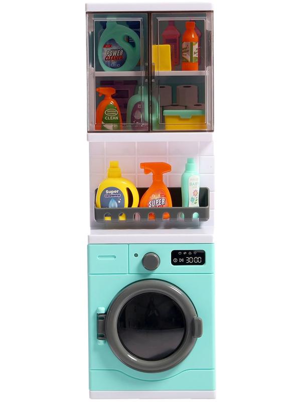 Набор мебели для кукол «Постирочная», стиральная машина, аксессуары МИКС