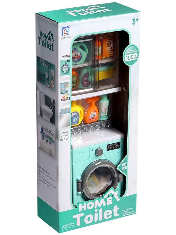 Набор мебели для кукол «Постирочная», стиральная машина, аксессуары МИКС