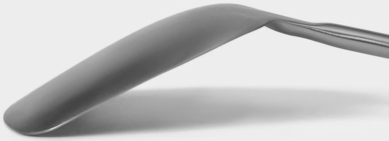 Лопатка  Magistro 38х10 см, Luxe, цвет серебряный