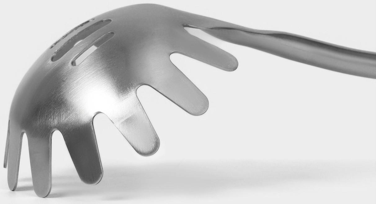 Ложка для спагетти Magistro 35х8,5 см, Luxe, цвет серебряный