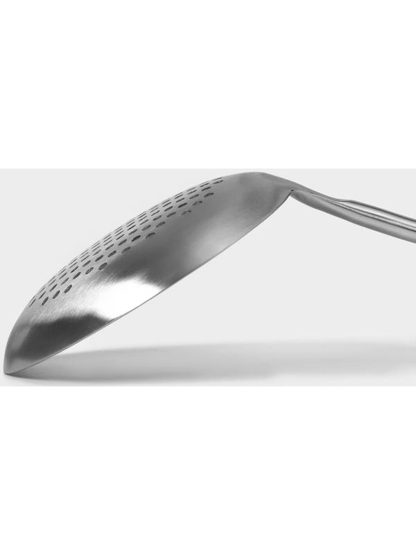 Шумовка Magistro 37х12,5 см, Luxe, цвет серебряный