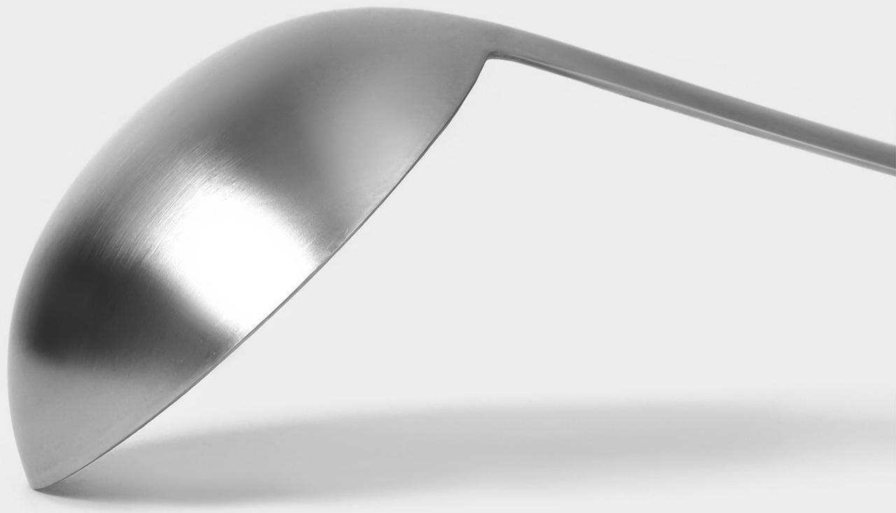 Половник с отделителем жира Доляна 7,5 см, цвет серебряный