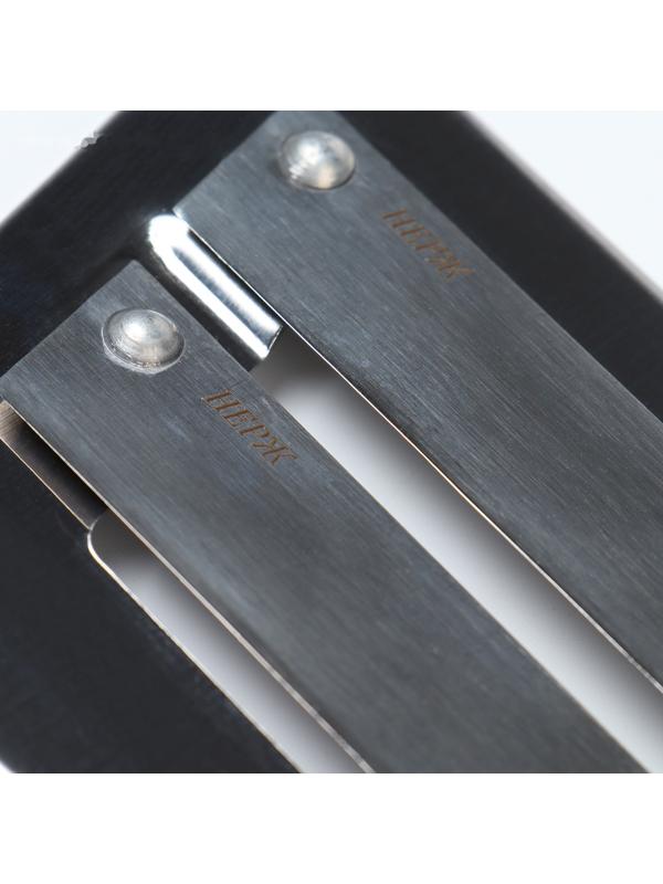 Нож для шинковки капусты, 2 лезвия, нержавеющая сталь