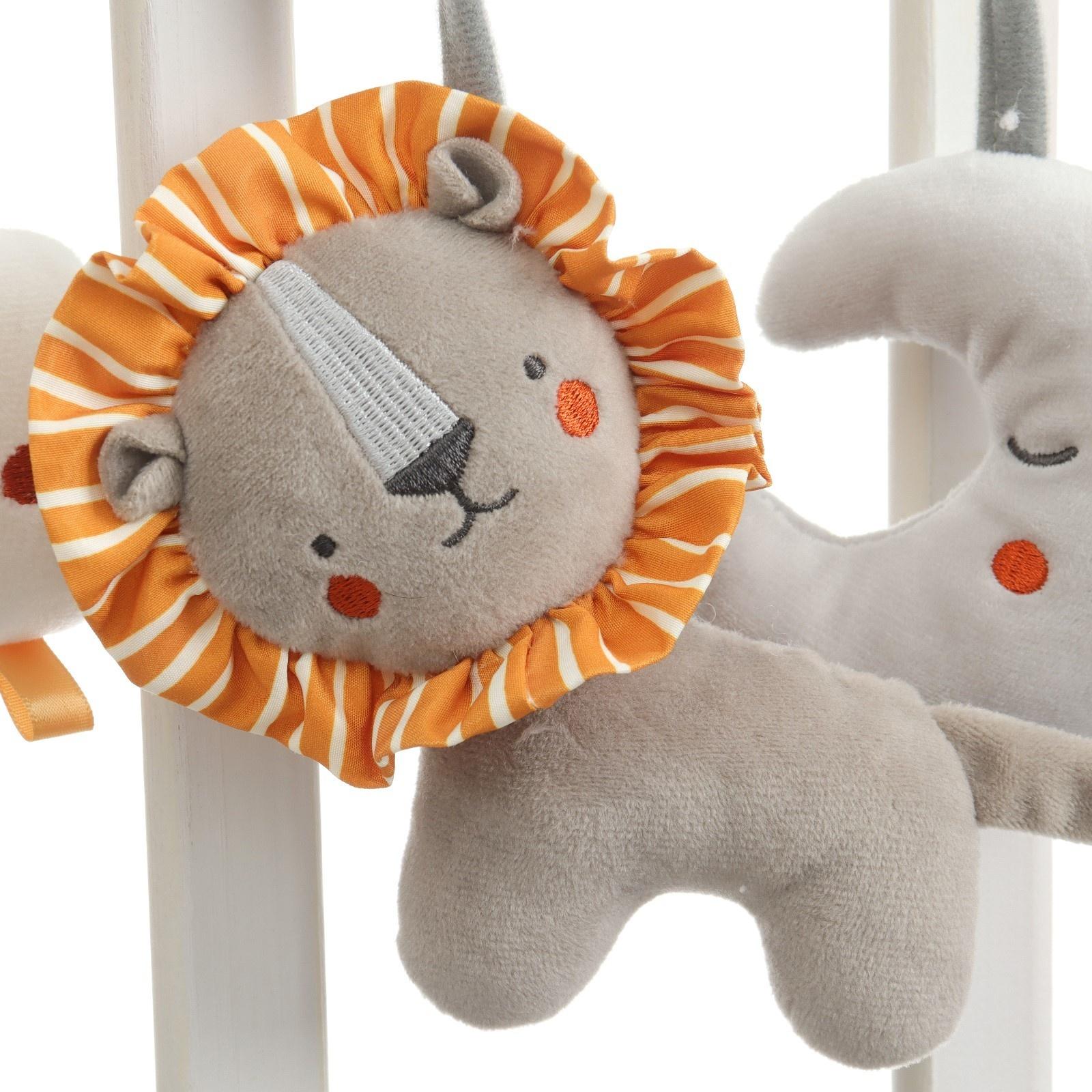 Растяжка на кроватку/коляску «Леон», с погрем, пищалкой, Крошка Я