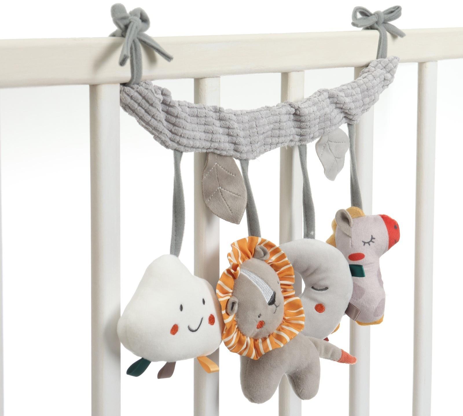 Растяжка на кроватку/коляску «Леон», с погрем, пищалкой, Крошка Я