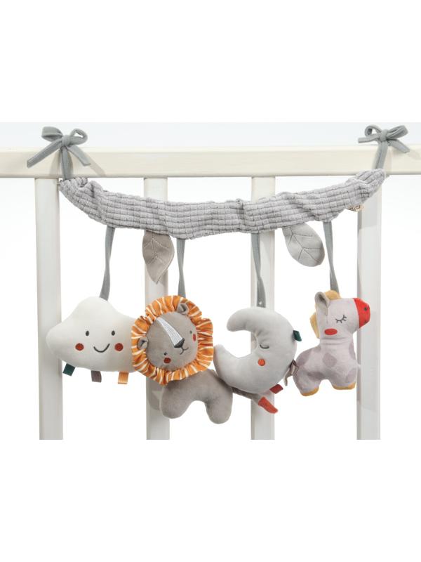 Растяжка на кроватку/коляску «Леон», с погрем, пищалкой, Крошка Я