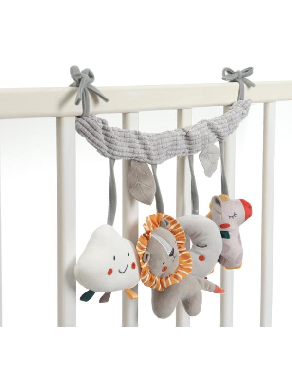 Растяжка на кроватку/коляску «Леон», с погрем, пищалкой, Крошка Я