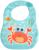 Нагрудник для кормления «Любимый малыш: Крабик», непромокаемый, цвет голубой