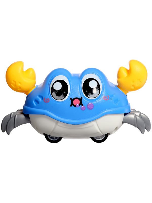 Заводная игрушка «Весёлый краб», цвета МИКС