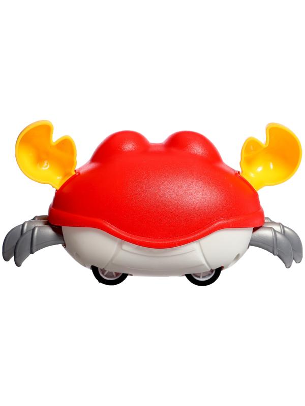 Заводная игрушка «Весёлый краб», цвета МИКС