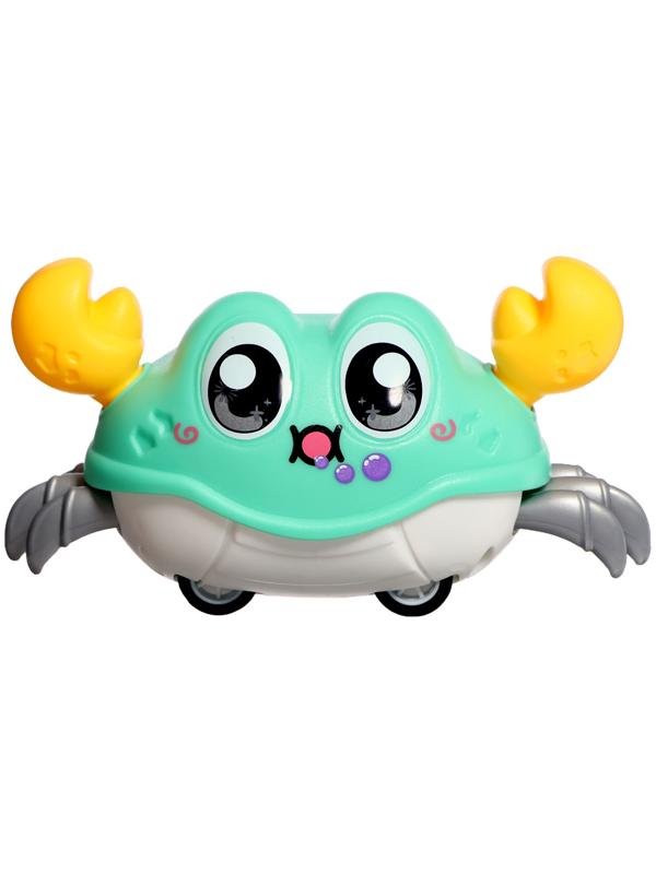 Заводная игрушка «Весёлый краб», цвета МИКС