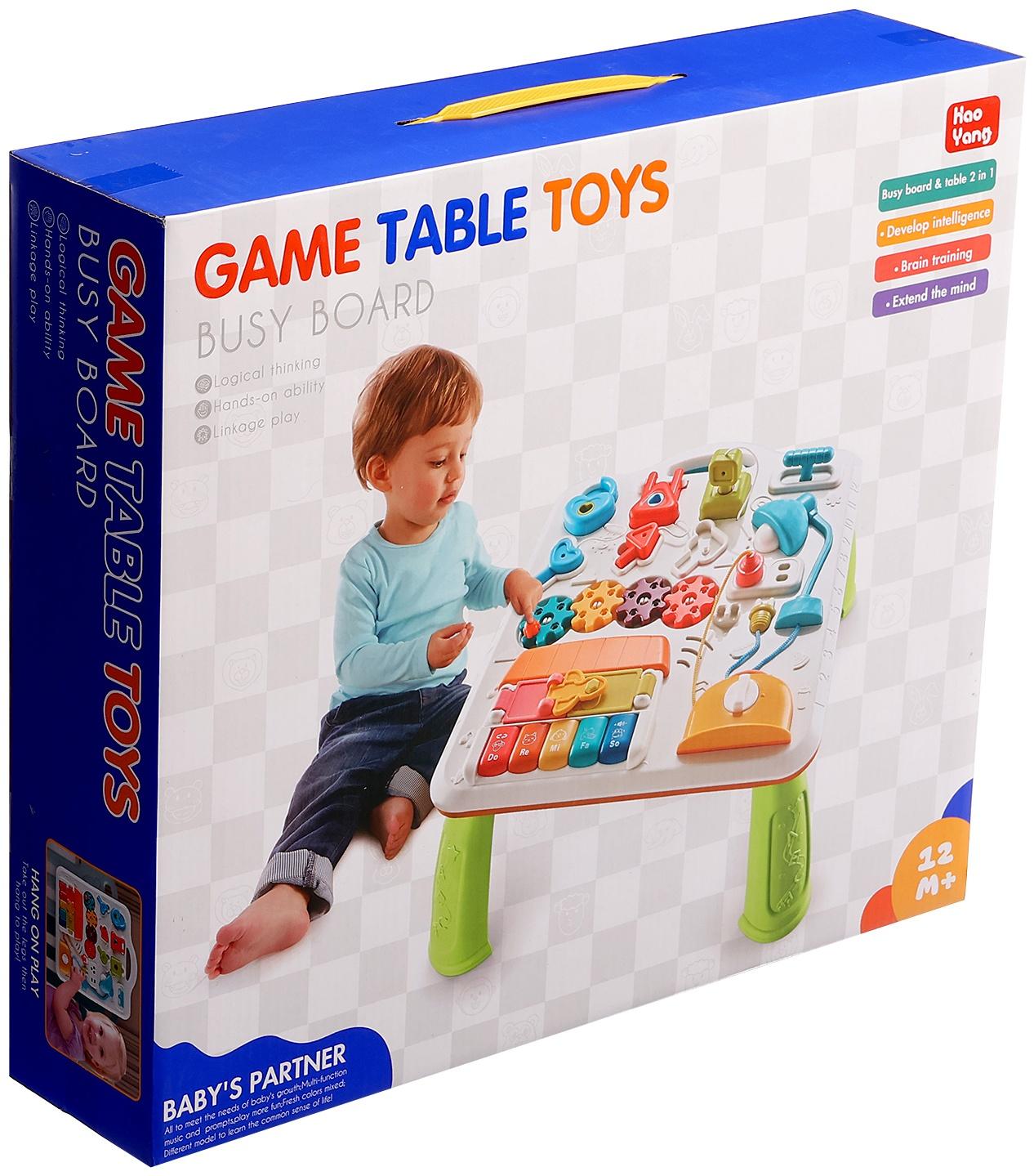 Развивающий бизиборд «Умный малыш», звуковые эффекты, работает от батареек