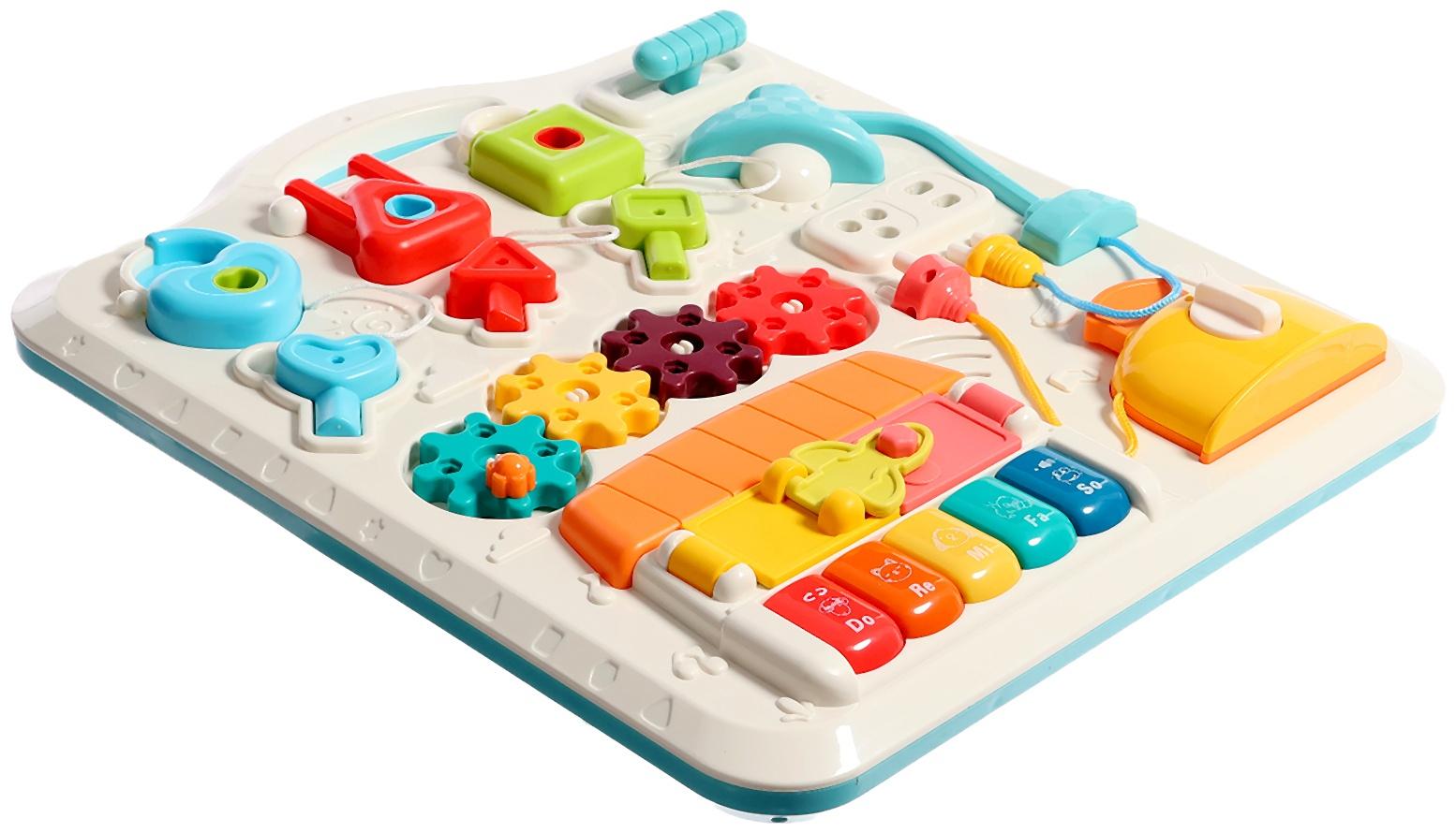 Развивающий бизиборд «Умный малыш», звуковые эффекты, работает от батареек