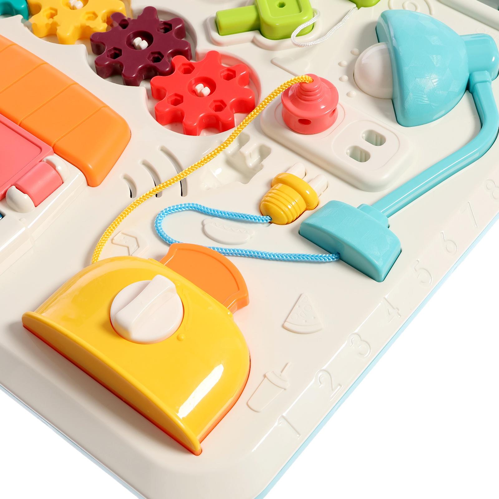 Развивающий бизиборд «Умный малыш», звуковые эффекты, работает от батареек