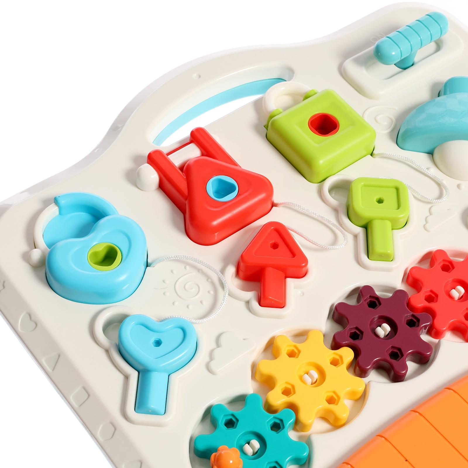 Развивающий бизиборд «Умный малыш», звуковые эффекты, работает от батареек