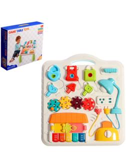 Развивающий бизиборд «Умный малыш», звуковые эффекты, работает от батареек