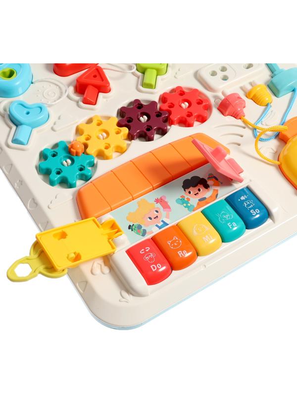 Развивающий бизиборд «Умный малыш», звуковые эффекты, работает от батареек