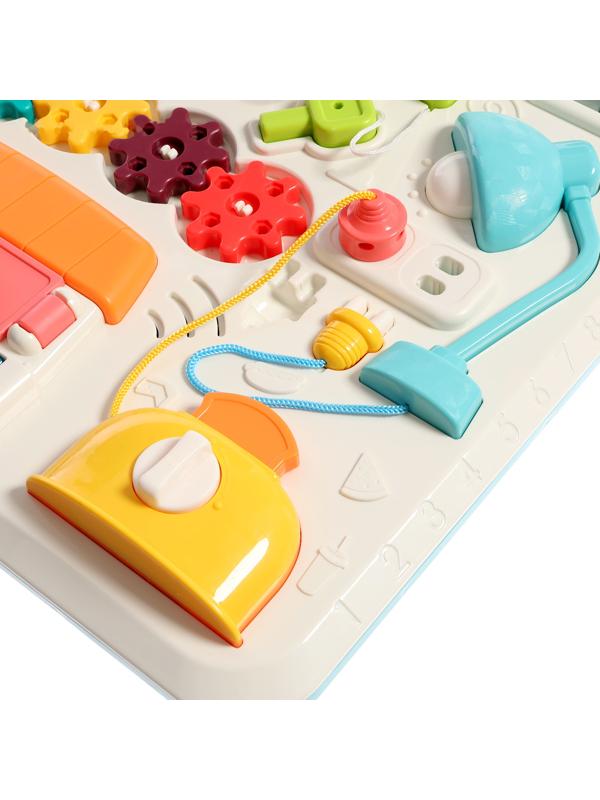 Развивающий бизиборд «Умный малыш», звуковые эффекты, работает от батареек