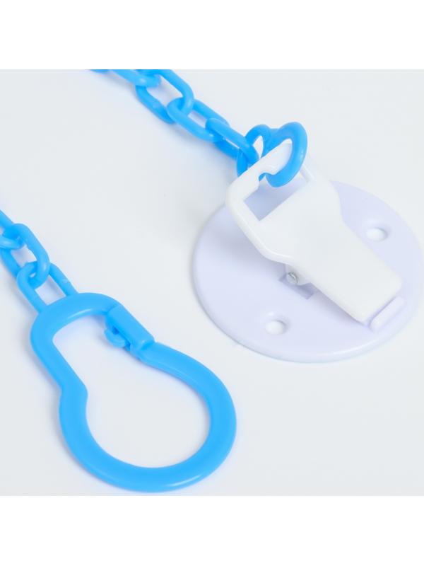 Набор: нагрудник детский 20х17, 4 шт. + подарок, Крошка Я (бирюзовый и серый)