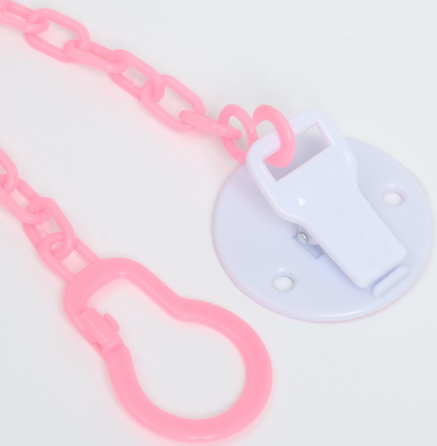 Набор: нагрудник детский 20х17, 4 шт. + подарок, Крошка Я (розовый и серый)