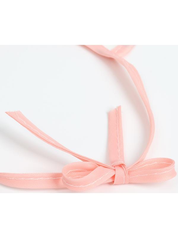 Набор: нагрудник детский 20х17, 4 шт. + подарок, Крошка Я (розовый и серый)