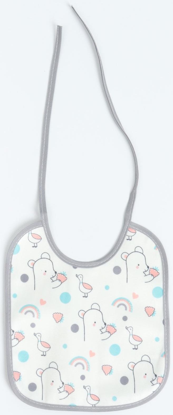 Набор: нагрудник детский Крошка Я, 17х20 см, 3 шт + подарок, Крошка Я