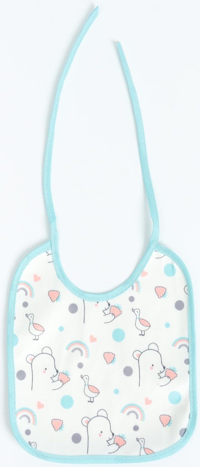 Набор: нагрудник детский Крошка Я, 17х20 см, 3 шт + подарок, Крошка Я