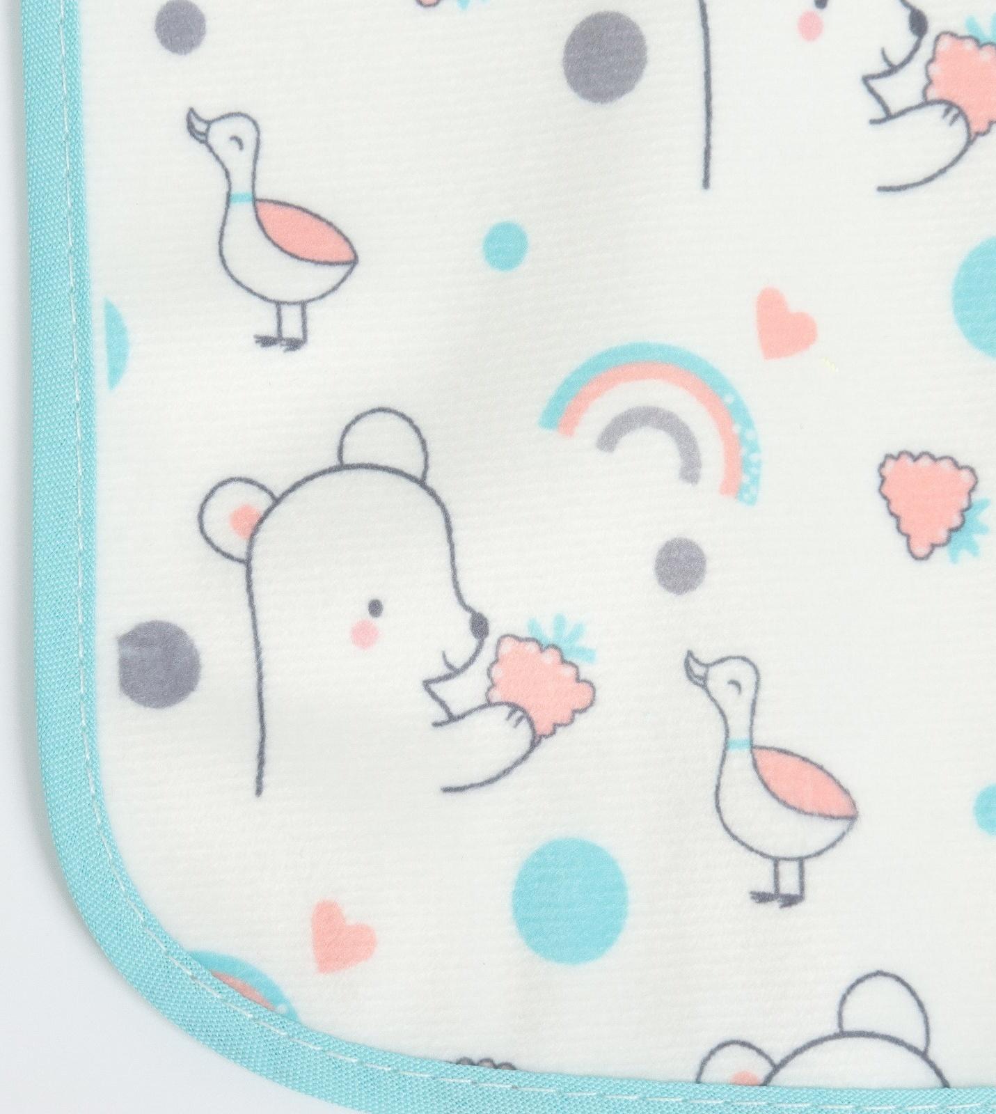 Набор: нагрудник детский Крошка Я, 17х20 см, 3 шт + подарок, Крошка Я