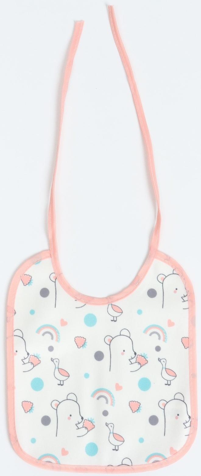 Набор: нагрудник детский Крошка Я, 17х20 см, 3 шт + подарок, Крошка Я