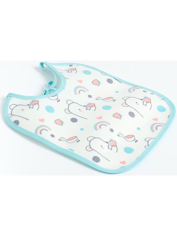 Набор: нагрудник детский Крошка Я, 17х20 см, 3 шт + подарок, Крошка Я