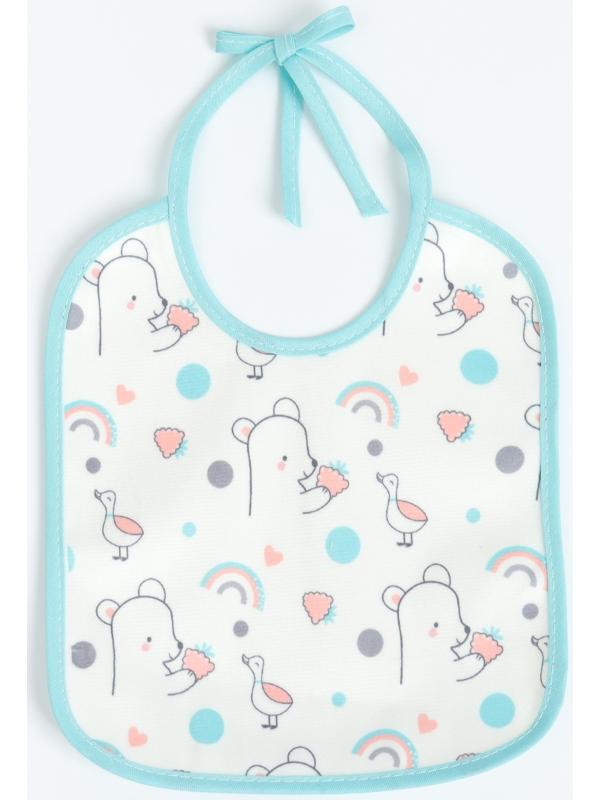 Набор: нагрудник детский Крошка Я, 17х20 см, 3 шт + подарок, Крошка Я