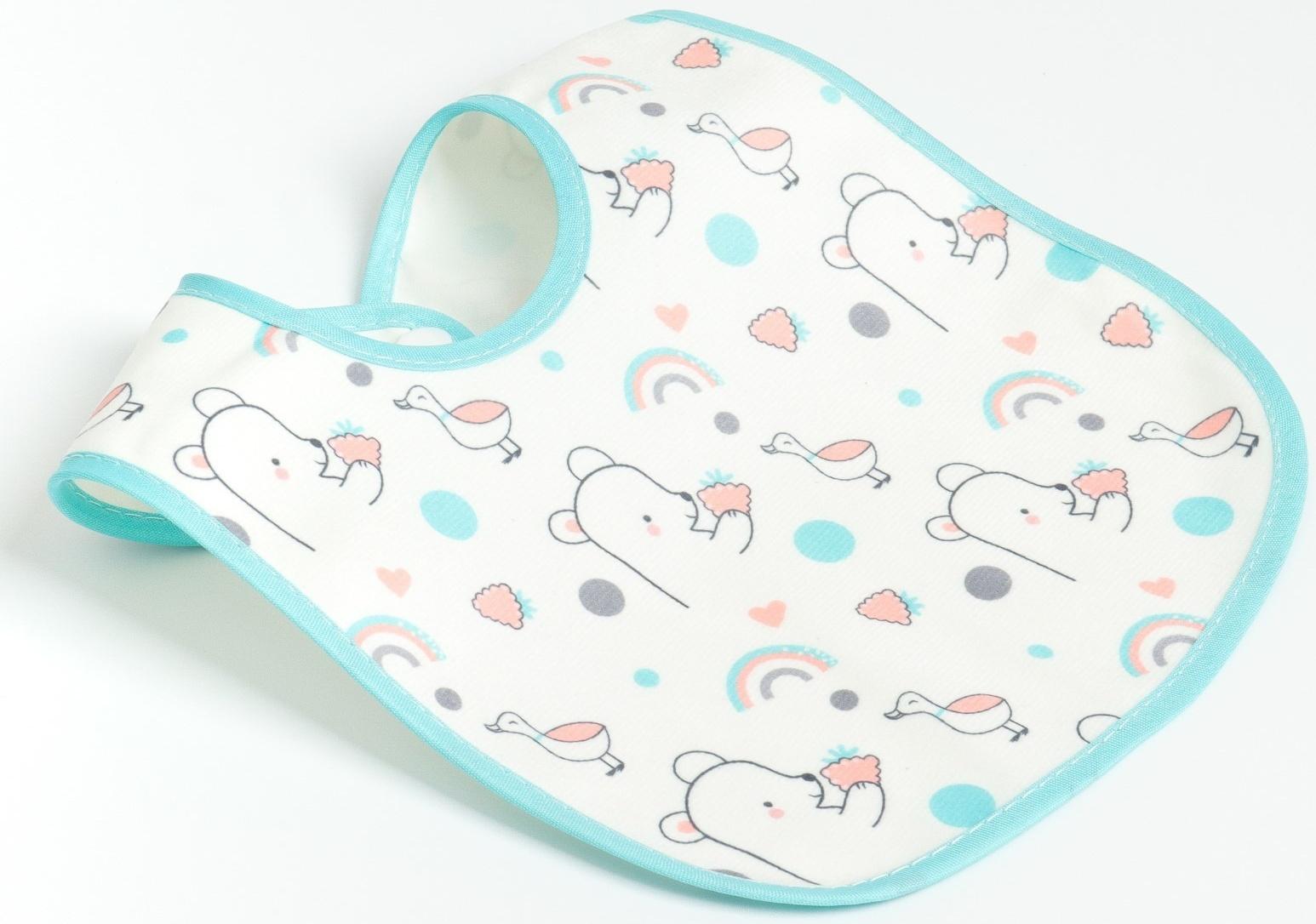 Набор: нагрудник детский Крошка Я, 20х29 см, 3 шт + подарок, Крошка Я