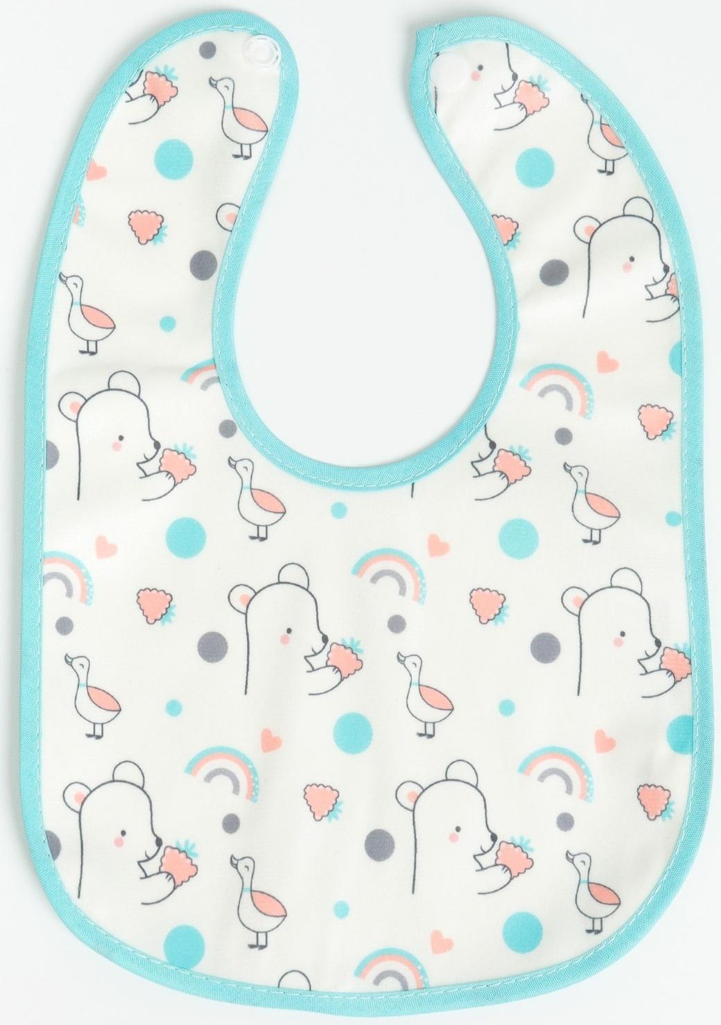 Набор: нагрудник детский Крошка Я, 20х29 см, 3 шт + подарок, Крошка Я