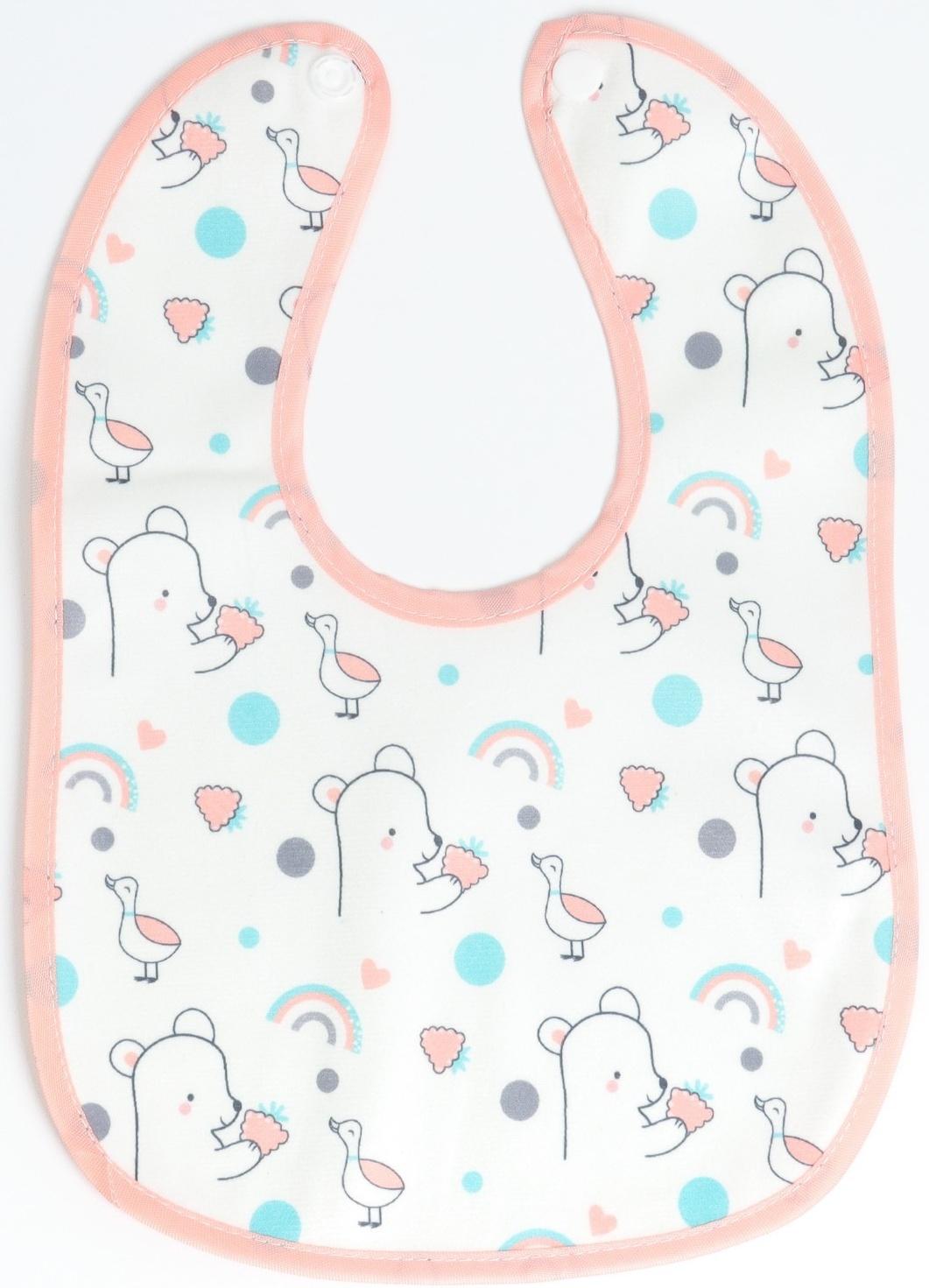 Набор: нагрудник детский Крошка Я, 20х29 см, 3 шт + подарок, Крошка Я