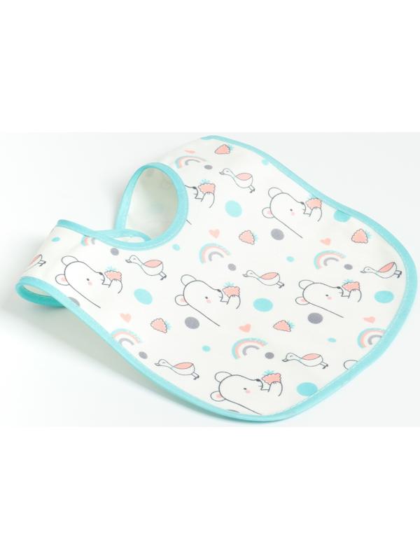 Набор: нагрудник детский Крошка Я, 20х29 см, 3 шт + подарок, Крошка Я