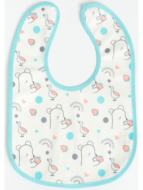 Набор: нагрудник детский Крошка Я, 20х29 см, 3 шт + подарок, Крошка Я