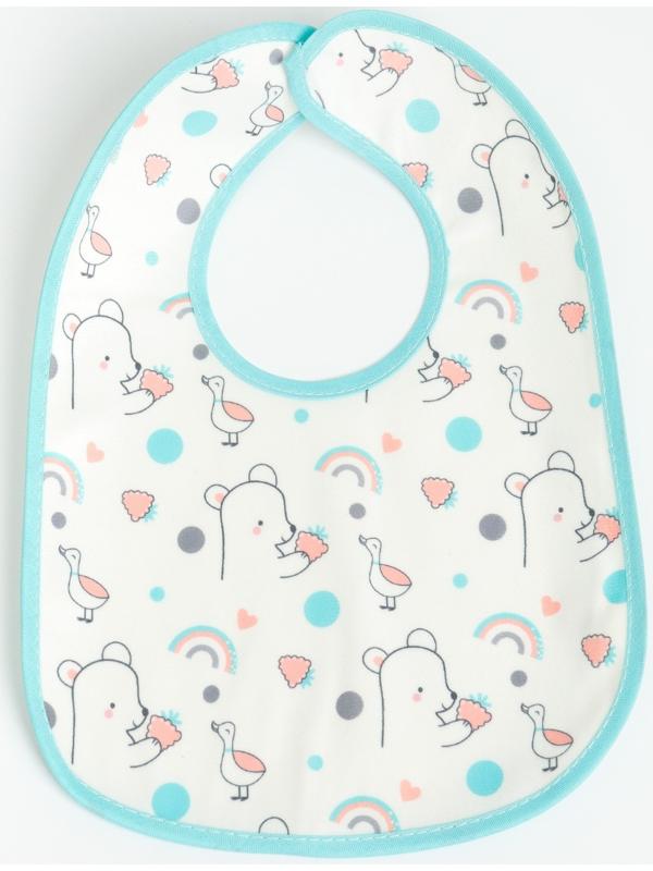 Набор: нагрудник детский Крошка Я, 20х29 см, 3 шт + подарок, Крошка Я