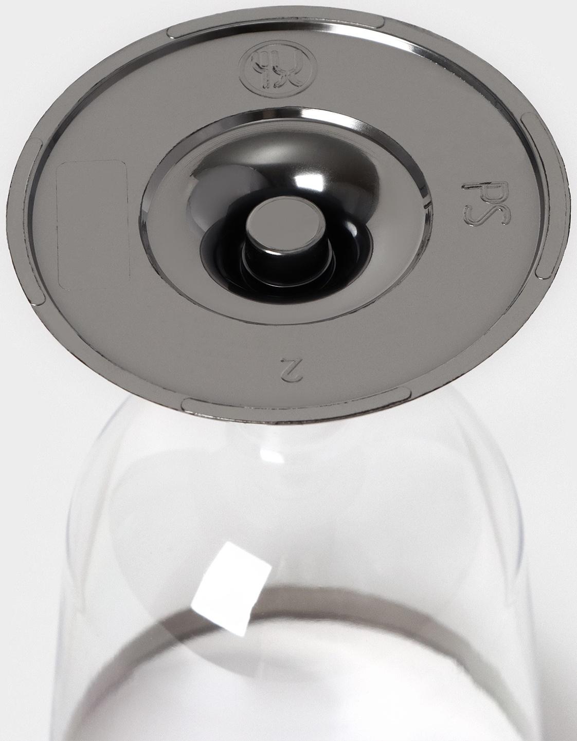 Бокал для вина «Кристалл», 200 мл, с металлизированными каемками, цвет прозрачный, 6 шт/уп