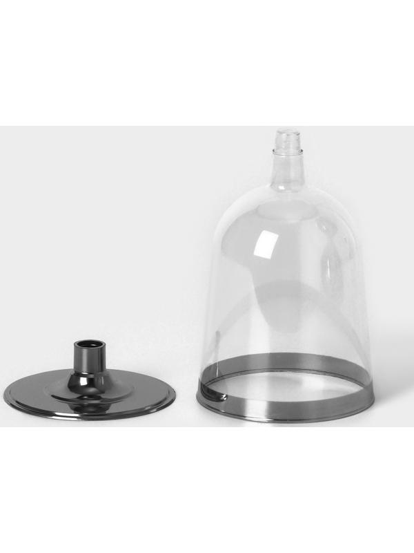 Бокал для вина «Кристалл», 200 мл, с металлизированными каемками, цвет прозрачный, 6 шт/уп